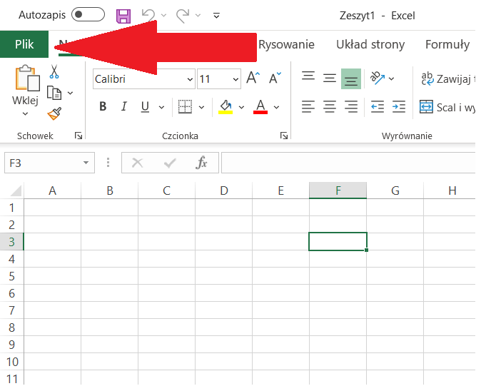 Zabezpieczyć plik Excel - Krok 2