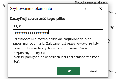 Zabezpieczyć plik Excel - Krok 5